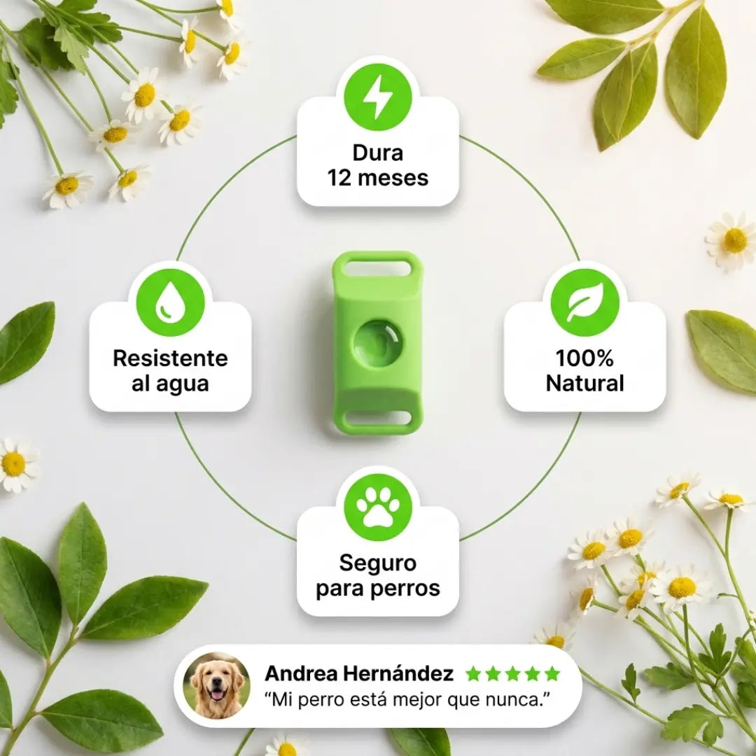 PawCore™ - 12 Months All Natural Flea and Tick Tags for Dogs