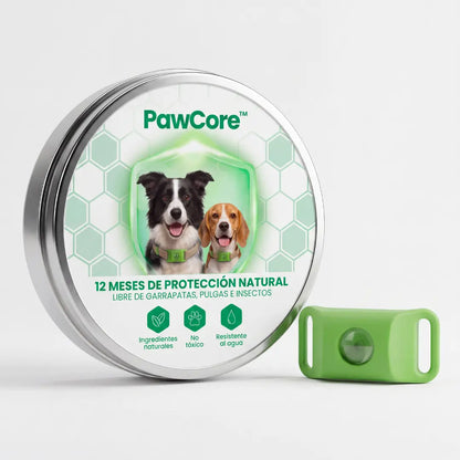 PawCore™ - 12 Months All Natural Flea and Tick Tags for Dogs