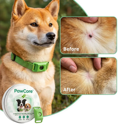 PawCore™ - 12 Months All Natural Flea and Tick Tags for Dogs